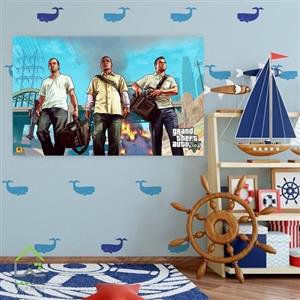 تابلو بوم طرح GAME مدل GTA V کد AR6320