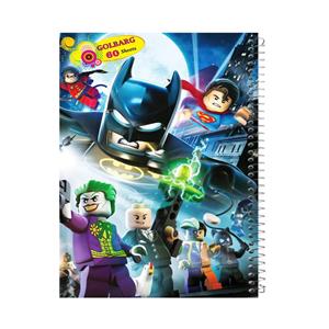 دفتر نقاشی 60 برگ گلبرگ طرح لگو کد 205