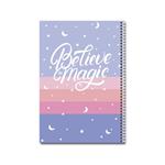 دفتر مشق 60 برگ آیکا طرح believe in magic مدل فانتزی برجسته