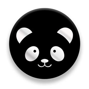 برچسب مدل Cute Panda مناسب برای پایه نگهدارنده مغناطیسی 