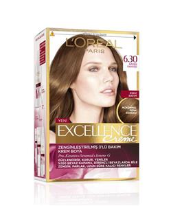 کیت رنگ مو اکسلانس شماره 6.30 لورال LOreal Excellence Hair Color Kit No 5.3