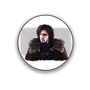 زیر لیوانی طرح جان اسنو در Game of Thrones