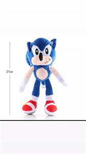 عروسک طرح سونیک ارتفاع 25 سانتی متر