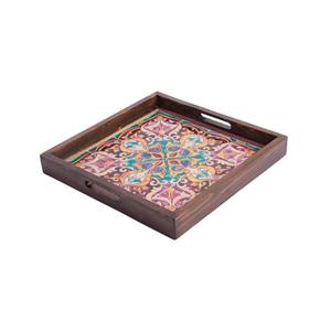 سینی چوبی گالری ترمه کد P503 Termeh Gallery P503 Wood Tray