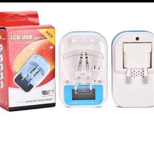 شارژر دیواری مدل LCD USB