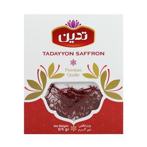 زعفران سرگل درجه یک تدین - 0.5 گرم