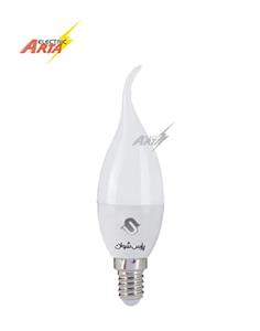 لامپ ال ای دی 6 وات اشکی مات پارس شهاب پایه E14 Pars Shahab 6W Frosted Teared LED Lamp E14