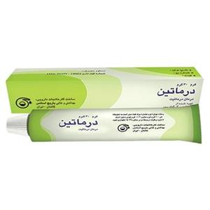 کرم اگزما درماتین باریج اسانس مقدار 30 گرم