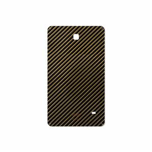 برچسب پوششی ماهوت مدل Glossy-Brown-Fiber مناسب برای تبلت سامسونگ Galaxy Tab 4 7.0 2014 T231