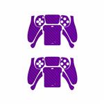 MAHOOT Purple-Fiber Sticker for PS5 Controller Pack of 2