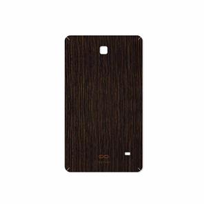 برچسب پوششی ماهوت مدل Dark-Gold-Stripes-Wood مناسب برای تبلت سامسونگ Galaxy Tab 4 7.0 2014 T231