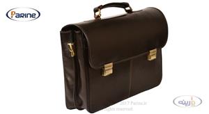 کیف اداری چرم طبیعی کهن چرم مدل L91-1 Kohan Charm L91-1 Leather Briefcase