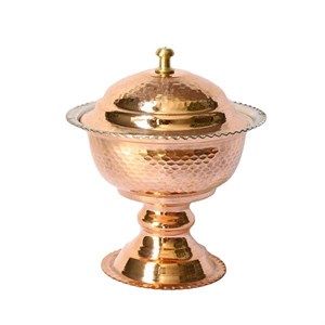 قندان مسی طرح تک پایه کد ZH177 -