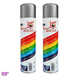 اسپری رنگ نقره ای گلریز کد SUB حجم 300 میلی لیتر بسته 2 عددی
