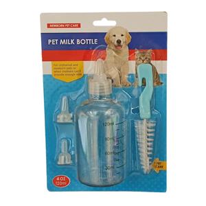 شیشه شیر سگ و گربه مدل B_120 حجم ۱۲۰ میلی لیتر