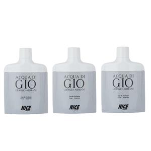 ادو پرفیوم مردانه نایس پاپت مدل Giorgio Armani حجم 85 میلی لیتر مجموعه 3  عددی