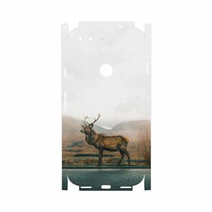 برچسب پوششی ماهوت مدل Horned Deer-FullSkin مناسب برای گوشی موبایل گوگل Pixel MAHOOT Horned Deer-FullSkin Cover Sticker for Google Pixel