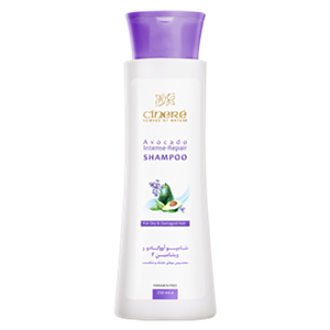 شامپو اووکادو و ویتامین F مخصوص موهای خشک شکننده سینره cinere Avocado intense repair shampoo 