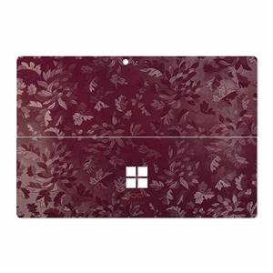 برچسب پوششی ماهوت مدل Red-Wildflower مناسب برای تبلت مایکروسافت Surface Pro 4 2015