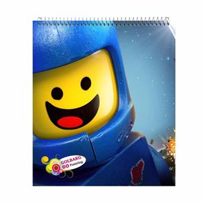 دفتر نقاشی 60 برگ گلبرگ طرح لگو کد 1319