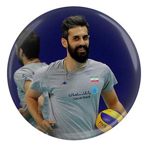 پیکسل طرح بازیکن والیبال سعید معروف مدل S9998