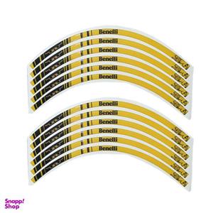 برچسب رینگ موتور سیکلت بنلی مدل GLD01 بسته 12 عددی