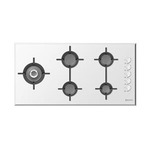 گاز رومیزی Cristallo 5G Side 100 Glass Steel زیگما