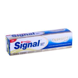 خمیر دندان کامپلیت 8 طلایی سیگنال 100 میلی‌ لیتر Signal Complete 8 Gold Toothpaste 100 ml