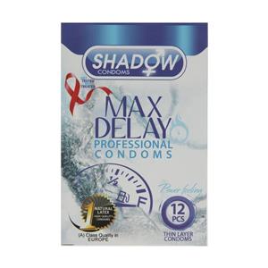 کاندوم فوق تاخیری Max Delay شادو 12 عددی