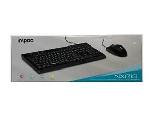 کیبورد و ماوس با سیم رپو مدل ایکس NX1710 RAPOO NX1710 Wired Optical Mouse And Keyboard