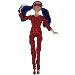 عروسک مدل دختر کفشدوزکی ارتفاع 29 سانتی متر