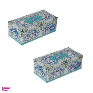 دستمال کاغذی 150 برگ تنو مدل اسلیمی بسته 2 عددی