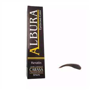 رنگ ابرو آلبورا مدل carasa شماره 2 حجم 15 میلی لیتر رنگ قهوه ای تیره