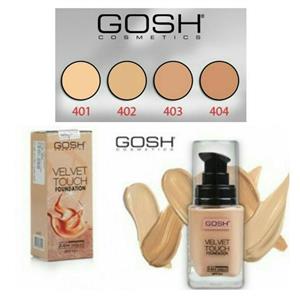 کرم پودر velvet touch گاش حجم 34 میلی لیتر  GOSH velvet touch Foundation 34ml