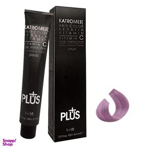 رنگ مو کاترومر شماره P4 حجم 100 میلی لیتر رنگ نیلوفری