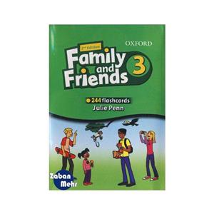 فلش کارت Family And Friends 3 British انتشارات زبان مهر 