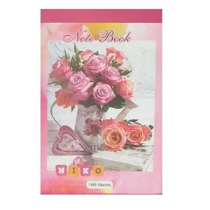 دفتر مشق 100 برگ نیکو مدل شقایق