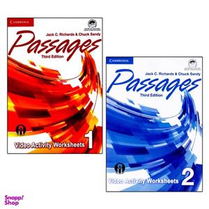کتاب Passages Video Activity Worksheets Third Edition اثر Jack C. Richards And Chuck Sandy انتشارات الوندپویان دو جلدی