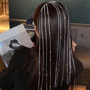 تل مو زنانه مدل نگین ریسه ای