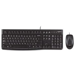 کیبورد ماوس باسیم لاجیتک MK120 Logitech Wired Keyboard and Mouse 