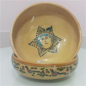 کاسه سفالی مدل سالاد خوری کد S