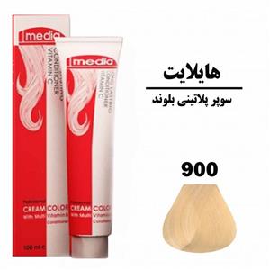    رنگ مو سوپر پلاتینی بلوند شماره 900 مدیا