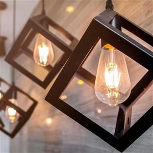 چراغ آویز مدل مکعب مربع 11