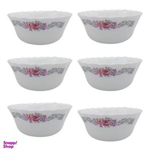 پیاله ماست خوری پارس اپال مدل 181 بسته 6 عددی