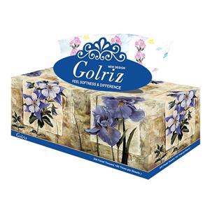 دستمال کاغذی 100 برگ گلریز مدل زنبق