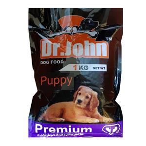 غذای خشک سگ دکتر جان مدل PREMIUM وزن 1 کیلوگرم 