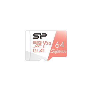 کارت حافظه‌ Micro SD سیلیکون پاور Superior کلاس 10 استاندارد U3 ظرفیت 64 گیگابایت