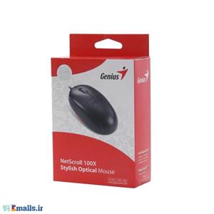 ماوس اپتیکال جنیوس مدل نت اسکرول 100 ایکس Genius NetScroll 100X Optical Mouse