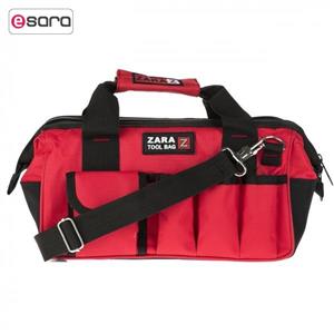 کیف ابزار دوبل برزنتی با بند مدل 106 زارا Zara 106 Tool Bag