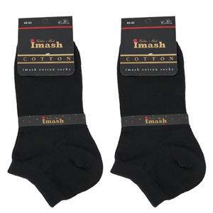 جوراب مردانه مدل  مچی ساده نخی اعلاء بسته 2 عددی